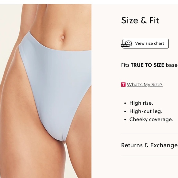 NWT J. Crew High-Rise Cheeky Bikini Bottom Size XL Blue Mist - Picture 3 of 9